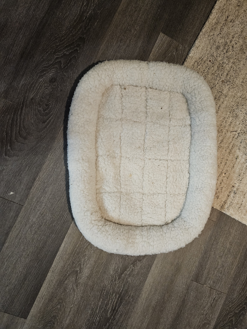 Cozy Cream Sherpa Pet Bed - Brand: